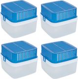 Merkloos / Sans marque Interbosch B.V. 4x Vochtopnemers / Vocht Vangers 1,8 Liter met 4x Navulling 400 Gram