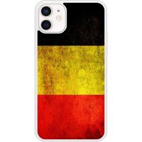 iPhone 12 Drapeau Belgique Bedrukt siliconen hoesje