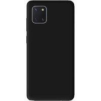 Samsung Siliconen matte hoesje compatibel met Samsung Galaxy A81, Samsung Galaxy Note 10 Lite - noir