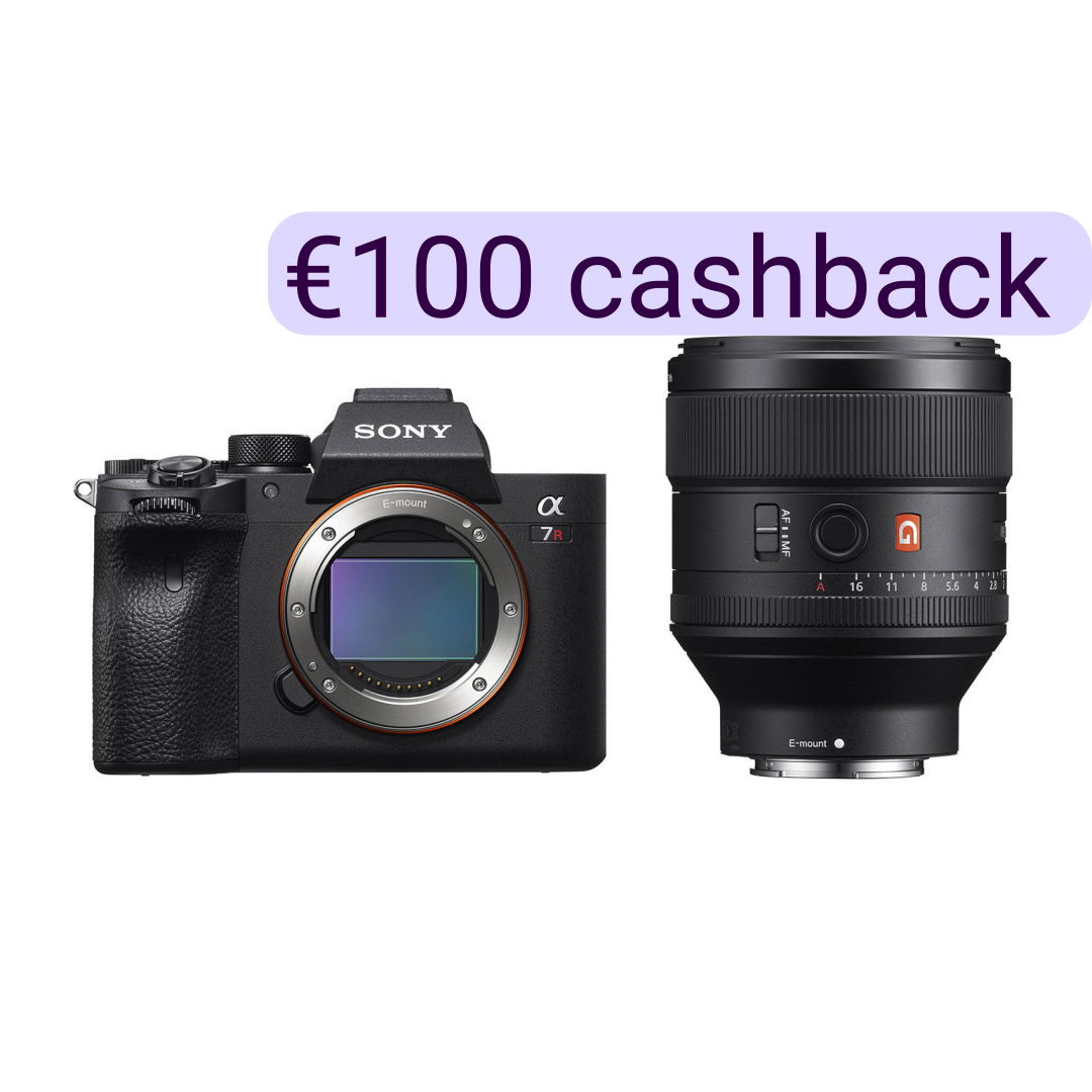 Sony Alpha A7R IV systeemcamera + 85mm f/1.4 GM