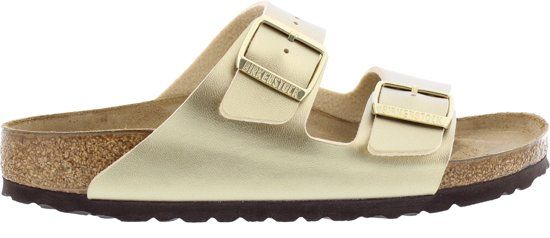 Birkenstock Arizona Gold narrow Birko-Flor - Gold - Maat 41