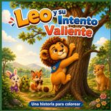 Leo y su intento Valiente: Un cuento para colorear sobre la frustración, la confianza y el valor de volver a intentarlo. /Ideal para niños de 4 a 8 años.