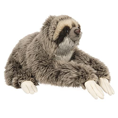 Uni-Toys Luiaard 30 cm, pluche luiaard, knuffeldier, slot, Leosco