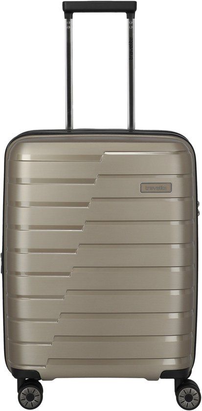 Travelite Air Base S 4-wiel cabinluggage EXP. 43-50L champagne
