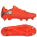PUMA Future 9 Play MXSG Chaussures de football unisexe Rouge brillant Blanc Noir Argent 44 EU