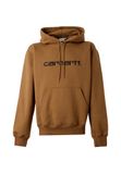 Carhartt WIP HOODED CARHARTT SWEAT BROWN / BLACK Hoodie