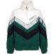 Brunotti Sandy Teddy Fleece Meisjes - Hunter Green - Fleece met Rits - Loose Fit - 176