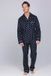 Robson - Graphic - Pyjama - Katoen - Lange Mouw - Blauw - Maat 56