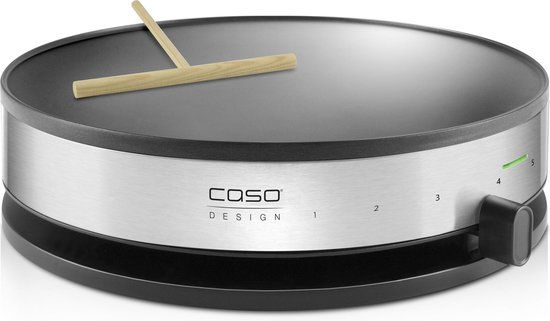 CASO CM 1300 Crêpemaker - Zwart/Zilver