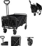 StarTech Icecat Opvouwbare Kar - Campingkar - Grote Capaciteit - Geschikt voor Zware Lasten - Ideaal voor Strand en Tuin - Draagbare Transport- en Boodschappenwagen - Gemaakt van Nylon