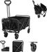 StarTech Icecat Opvouwbare Kar - Campingkar - Grote Capaciteit - Geschikt voor Zware Lasten - Ideaal voor Strand en Tuin - Draagbare Transport- en Boodschappenwagen - Gemaakt van Nylon
