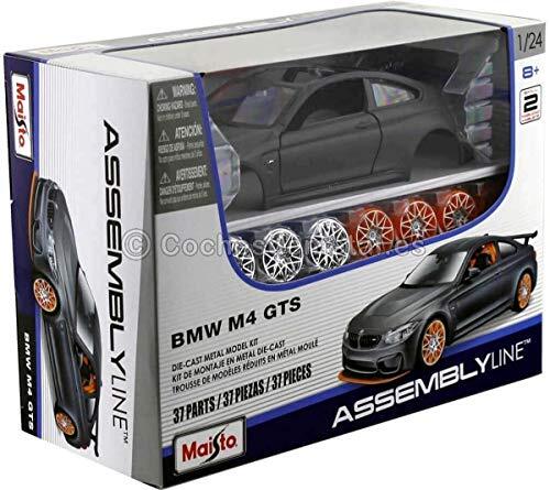 maisto Maisto-1/24 metalen kit BMW M4 GTS Auto, M39249, zwart