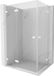 Mexen Lunar L Duo cabine de douche battante gauche 110 x 75 cm, transparent, blanc