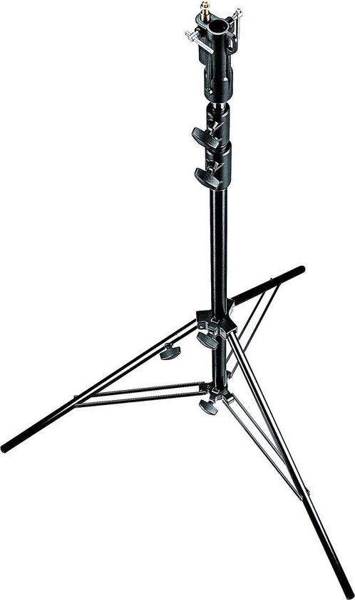 Manfrotto 007BU Senior Alu Lampstatief - Zwart - Max. 12 kg - 315 cm