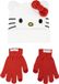 Hello Kitty Artesania Cerda Hello Kitty Muts en Wanten Wit