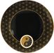 Goebel Lotus | Bord Yin Yang Zwart | Porselein - 23cm
