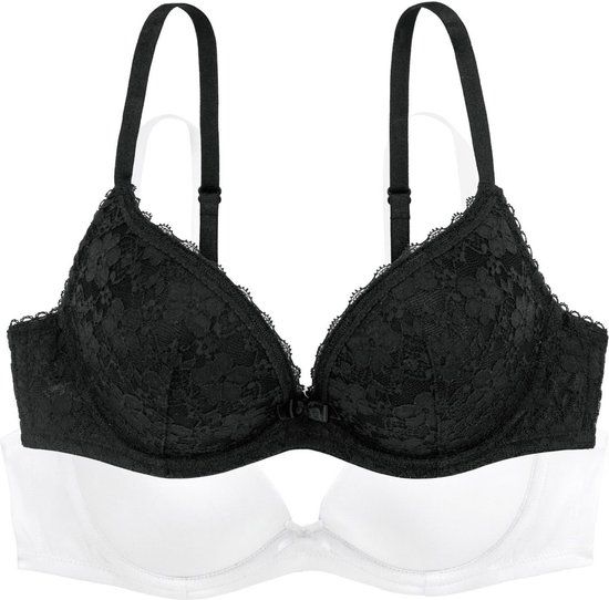 Dorina Sonia 2-Pack Push-up BH - 75B - Wit