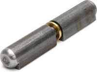 Dulimex Paumelle - Staal - Dulimex aanlasstalen pen en messing ring 120x16 mm blank staal