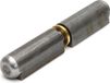 Dulimex Paumelle - Staal - Dulimex aanlasstalen pen en messing ring 120x16 mm blank staal