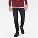 G-Star 3301 Slim Jeans Heren Lyocell/Katoen/Polyester 26/34 dk aged