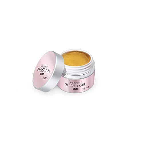 ABA GROUP SPIDER GEL 5 ml - goud | Nailartgel | Spinnenwebgel | Kunstnagels | UV/LED