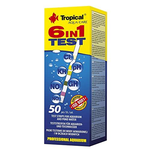 Tropical 6 in 1 test 50 teststrips, per stuk verpakt
