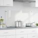 vidaXL Keukenachterwand Transparant 100 x 50 cm Gehard Glas