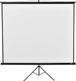 in.tec Projectiescherm met in hoogte verstelbaar statief 203x203 cm