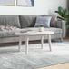 Tabletop White 80x40x2.5 cm Solid Pine Oval