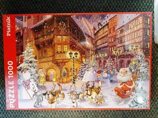 Piatnik 5546 Ruyer-kerstdorp puzzel 1000 stukjes