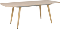 Beliani Eettafel lichtbruin 180/210 x 90 cm uitschuifbaar HAGA