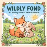 Wildly Fond: A Coloring Book of Animal Friends for Kids and Adults