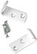 Bulk Hardware BH00527 Aluminium Kledinghaken Satijn Wit (6 stuks)