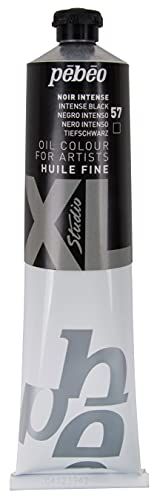PEBEO Fine Studio XL Olieverf, Zwart (Intensief), 200 ml