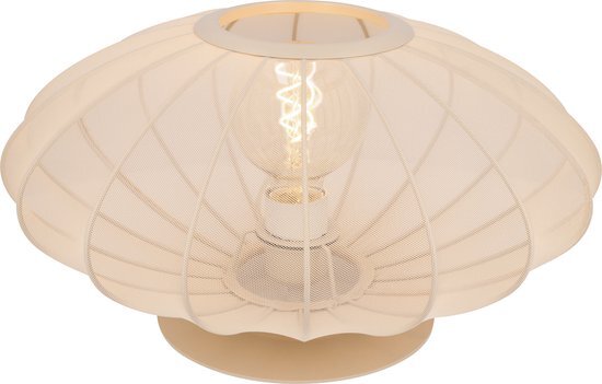 Lucide CORINA - Tafellamp - Ø 40 cm - 1xE27 - Beige