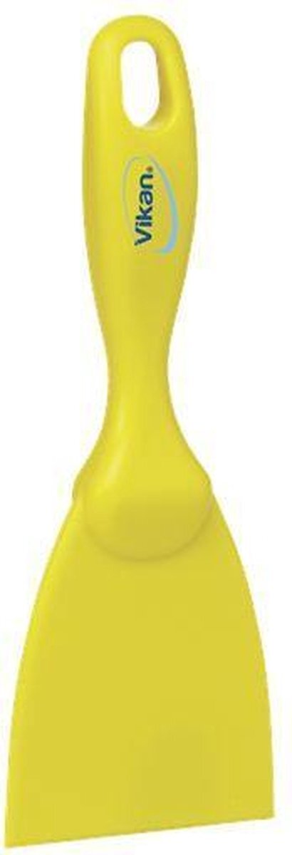 Vikan Hygiene 4060-6 handschraper geel recht, 75x210 mm