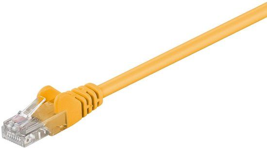 Microconnect UTP-kabels Cat5e UTP 1m Geel