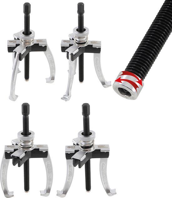 BGS 7791 | Buiten/binnen lagertrekkerset, 2- en 3 armig | 76-178 mm