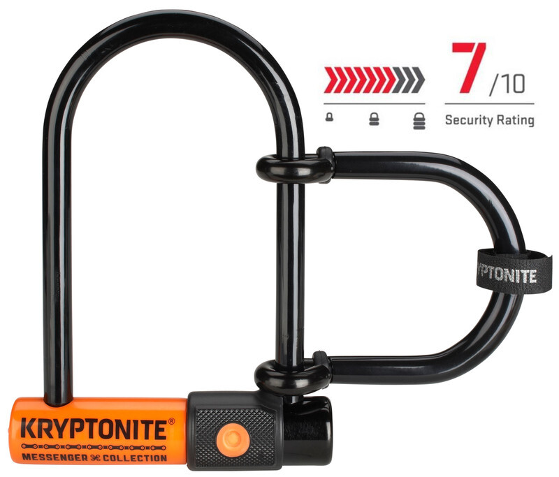 Kryptonite Messenger Mini Lock Including Extender black