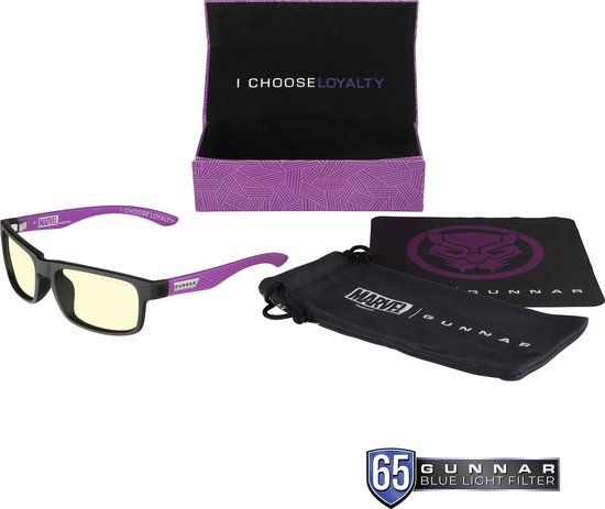 GUNNAR Enigma Gaming Bril - Computerbril - Blauw Licht Bril - Blue Light Glasses 0.2 Sterkte Amber
