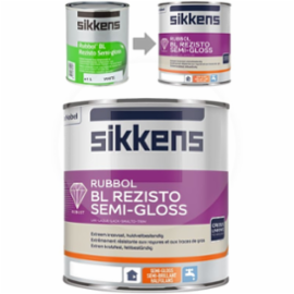 Sikkens Rubbol BL Rezisto Semi Gloss - standaard wit - 1 liter