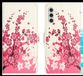 Selected by GSMpunt.nl Samsung Galaxy A56 Hoesje Print Book Case met Pasjeshouder Roze Bloemen