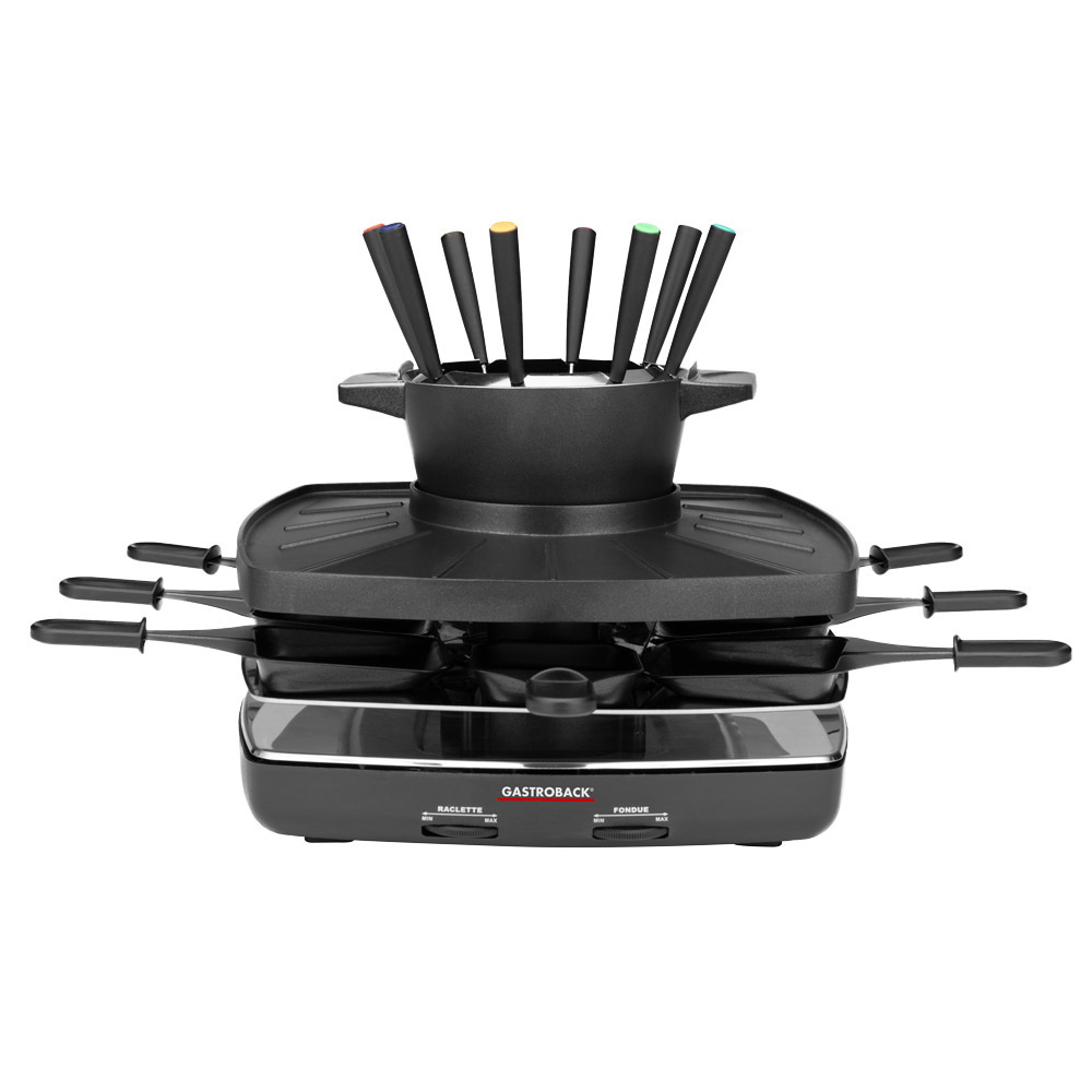 Gastroback Raclette Fondue Set Family And Friends