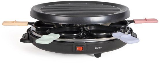 DOC207P LIVOO DOC207P Raclettegrill voor 6 personen - 800W