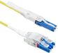 ACT 2 meter Singlemode 9/125 OS2 Polarity Twist uniboot duplex glasvezel patchkabel met CS - LC connectoren