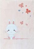 Poyetmotte DOMIVA Lapinou Plaid - Microvezel - 100x140 cm - Roze