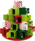 Spielwerk Adventskalender Cadeauberg - Bois - À remplir soi-même - 24 Portes - 27x30cm - Multicolore
