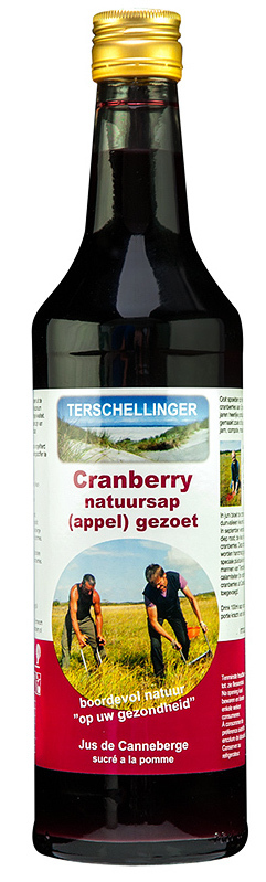 Terschellinger Cranberries Cranberrysap Gezoet