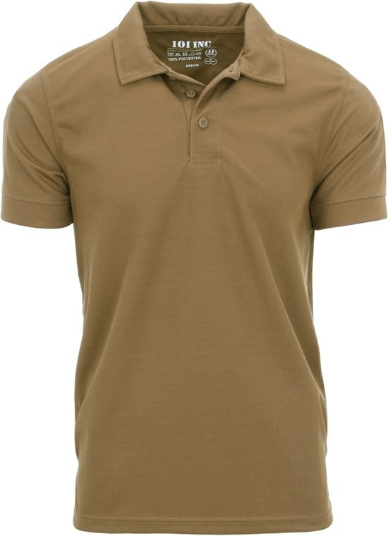 101 inc Tactical Polo QuickDry Coyote