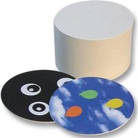 Folia Bierviltjes Rond 10.7cm - 100 Stuks - Wit Karton